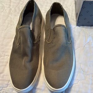 Sun + Stone Men's Slip-On Loafers - Olive